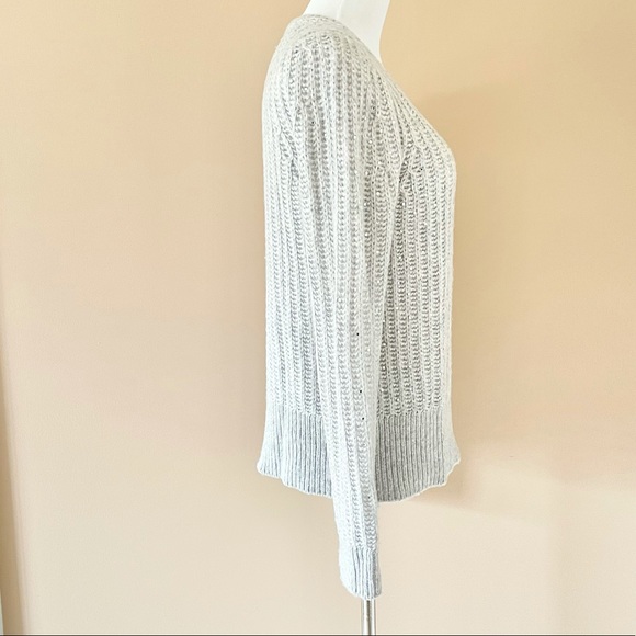 WHBM Sparkly Mirror Sequin Embellished Sweater - Picture 8 of 13